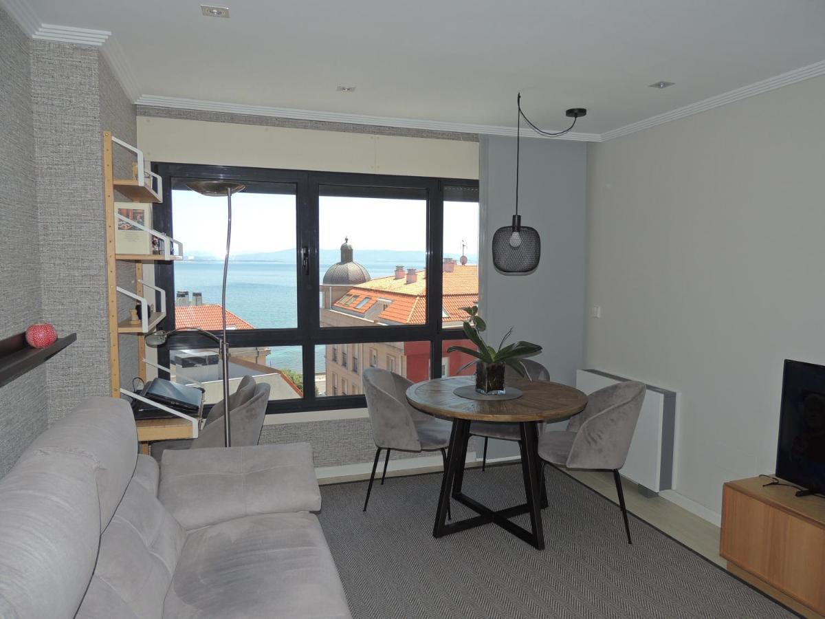 Apartamento con vistas al mar y playa enfrente Ribeira Exterior foto